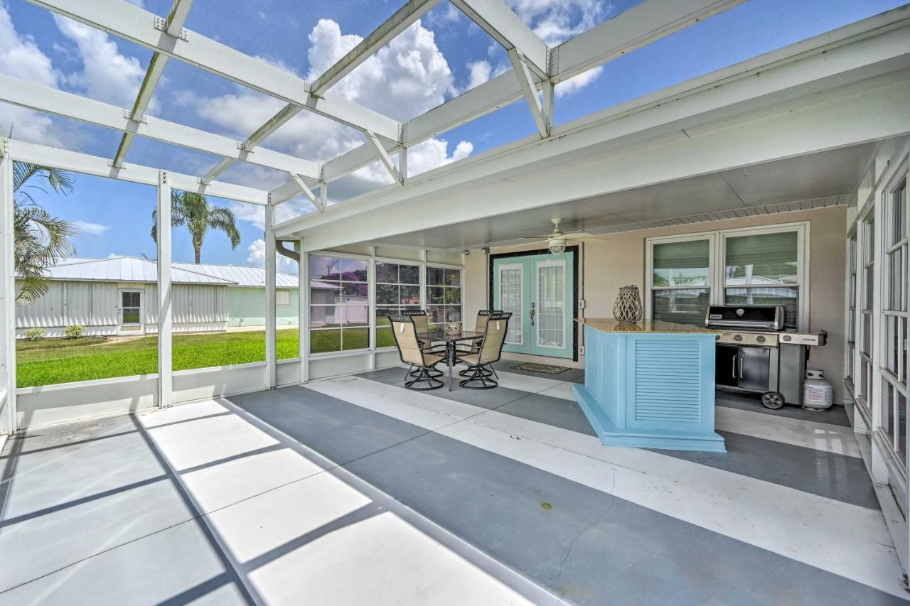 Waterfront Lake Placid Escape With Dock And Lanai Exterior foto
